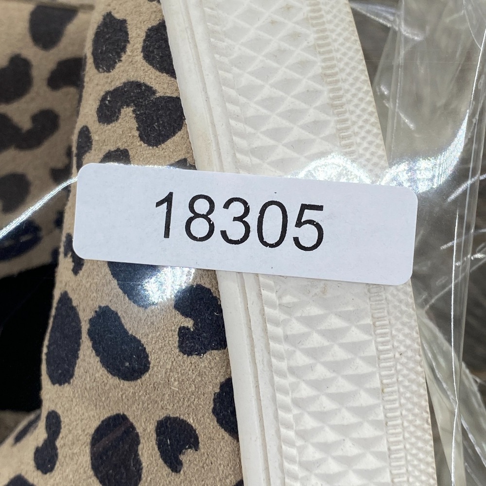 Caslon Aidy Water Resistant Wedge Suede Sneakers Side Zip Women's Size 8.5 Beige - Picture 11 of 11